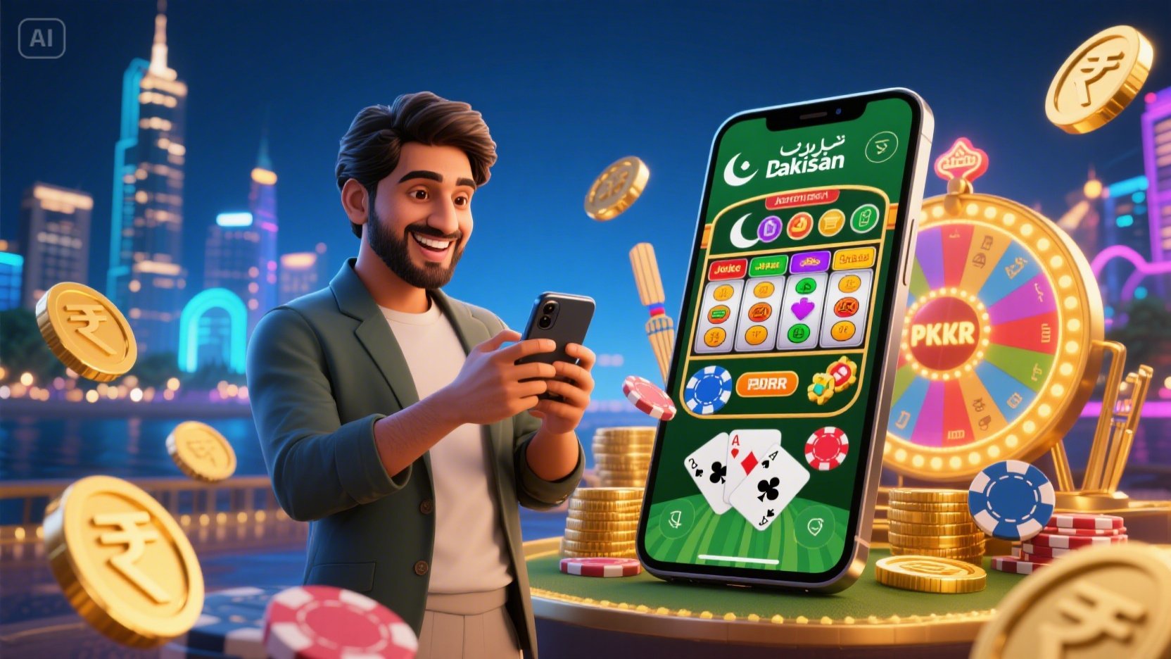 Casino  desktop and mobile interfaces